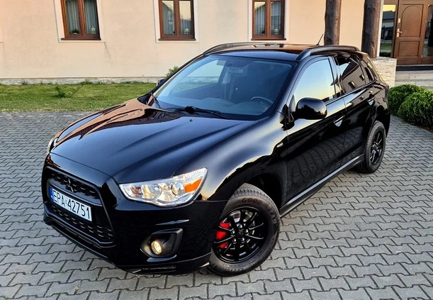 Mitsubishi ASX cena 44999 przebieg: 141123, rok produkcji 2014 z Pabianice małe 596